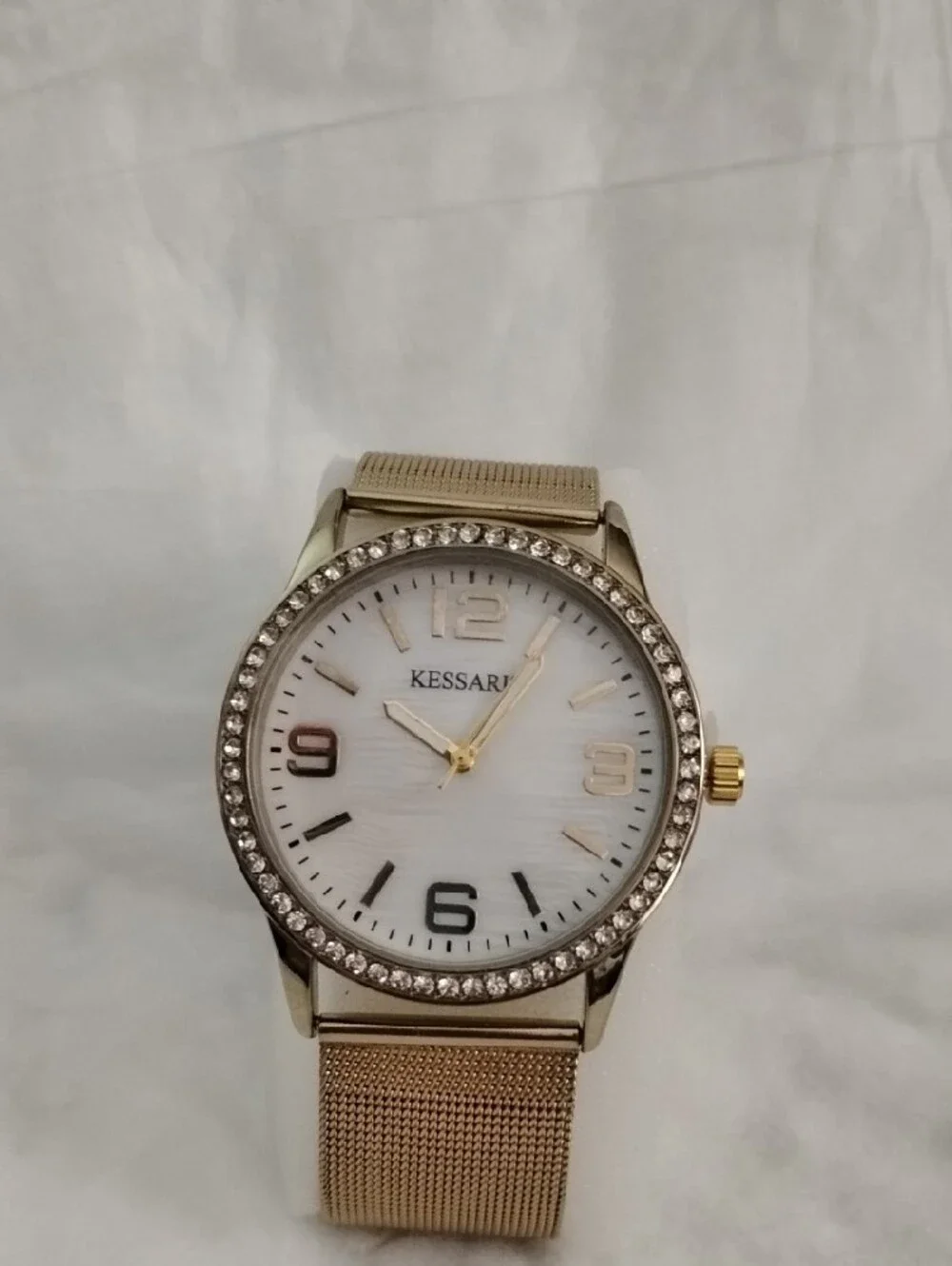 Kessaris Goldtone Bracelet Watch